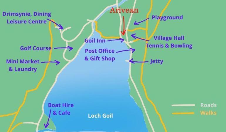 Arivean Cottage Lochgoilhead Esterno foto